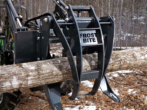 frostbite skid steer grapple|farm tractor grapple attachment.